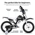 thumbnail image 2 of JOYSTAR Motocross Style Kids Bike for Boys Girls Ages 4-7 Years, 16 Inch Children Bicycles Black, 2 of 5
