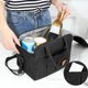 thumbnail image 2 of Bolsa térmica aislante para el almuerzo con correa para el hombro.Portacomidas de tela Oxford para el trabajo,la escuela o picnics.Fiambrera impermeable con forro aislante para comidas frías y, 2 of 6