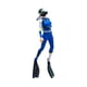 thumbnail image 4 of Figura modelo de resina Hugo 1/64 adorno de mesa de arena pintado a mano diseño azul, 4 of 9