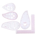 thumbnail image 2 of Accurate Curve Ruler, L Shape Ruler, Easy To Store Knitting Lovers Crochet Beginners Clothing Designed Travel For Home Experienced Knitters, 2 of 8