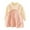 S5 Light Pink, variant on Tisuna Girls Sweater Dress Toddler Floral Print Long Sleeve Crew Neck Dresses Warm Breathable Autumn Winter Girls Daily Wear Beige Size 4-5 Years