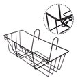 thumbnail image 4 of OUNONA Black Hanging Shelf For Flower Pots Iron 1Pack, 4 of 8