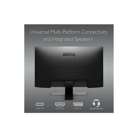 BenQ - EW3270U 32" IPS LED 4K UHD 60Hz Entertainment Monitor HDR10 Freesync (HDMI/DP/USB-C) - Metallic Gray