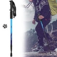 thumbnail image 2 of Bâton de Randonnée Télescopique, Alpenstock Trois Sections pour Activités Extérieures Bleu 65-135cm, 2 of 8