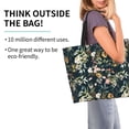 thumbnail image 2 of Fotbe Watercolor Floral Bolsa Tote Estética de Lona con Estampado para Mujer - Bolsa Reutilizable de Hombro Casual para Vacaciones, Compras, Trabajo y Gimnasio, 2 of 8