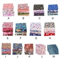 thumbnail image 4 of Matsuzay Paquete de 5 telas de algodón de tejido liso para costura a medida, tela cuadrada para el hogar, Patchwork, artesanía Artesanía tipo 5, 4 of 6