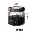 thumbnail image 2 of GUOOL 2x Airtight Storage Jar Cookie Jar with Lid Container Glass 300ml 500ml, 2 of 5