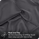thumbnail image 5 of Bare Home Juego de Funda Nórdica TENCEL™ - Lyocell Derivado Del Eucalipto - King/Cal King, Gris Hierro Forjado, 5 of 7