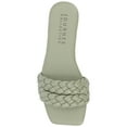 thumbnail image 5 of Journee Womens Sawyerr Dual Braided Band Flat Sandals, Widths Available, 5 of 9