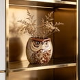 thumbnail image 5 of SLYNSHome Cartoon Owl Ceramic Flower Pot, Gardening Planter, Creative Succulent Holder For Home, Office & Gardening Decor, 5 of 6