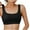 Black, variant on WREESH Women's Scoop Neck Sports Bra & Swim Top, Eamless Yoga Crop Top, Wicking Racerback Bikini Top for Workout Pool Hot Pink