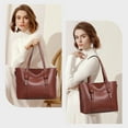 thumbnail image 6 of KALUNMA Tote Bag for Women Vintage Large Purse Work Handbags Womens Crossbody Purses Woman Shoulder Bags, 6 of 6