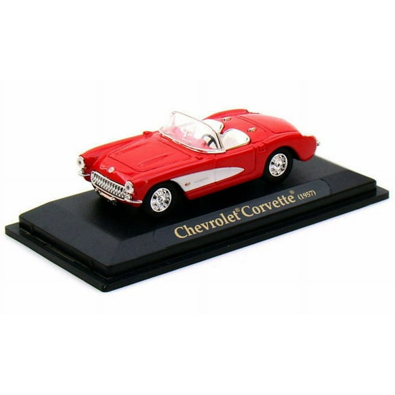 1957 Chevrolet Corvette Convertible, Red - Yatming 94209 - 1/43 Scale Diecast Model Toy Car