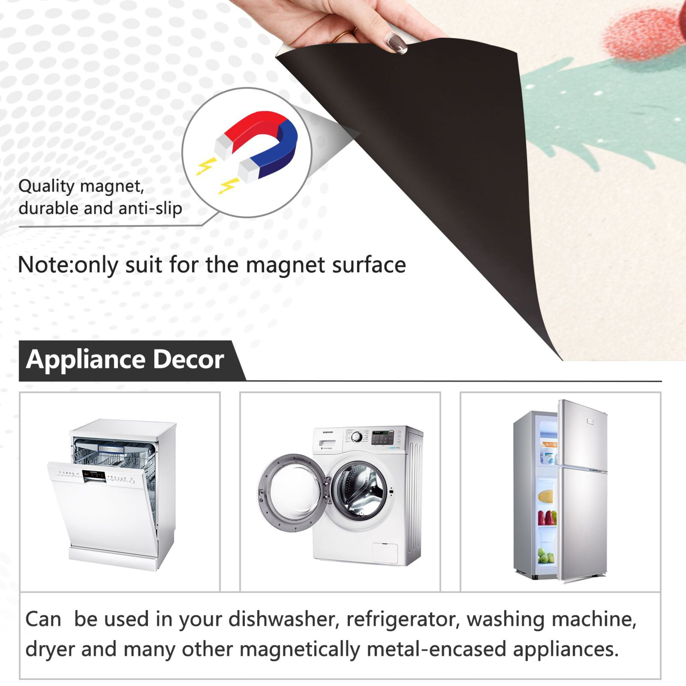 Dishwasher Sticker Magnetic Dishwasher Sticker Magnetic Decorative Sticker Refrigerator Sticker Dishwasher Decorative Stickers Watercolor Christmas Snowman