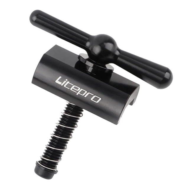 de , abrazaderas, palancas, hebilla plegable magnética fija, accesorios de límite de equitación de repuesto para libre para Negro shamjiam Abrazadera de bisagra de bicicleta plegable