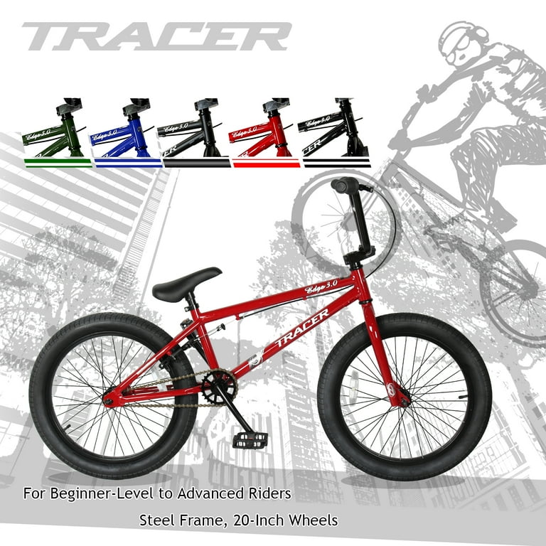 Tracer 2023 Edge 3.0 20 Inch BMX Bike for Child and Adults