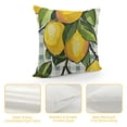 thumbnail image 4 of YINGXI Summer Lemon Throw Pillow Covers, Family is Everything Cushion Case for Sofa Couch 20x20in, 4 of 5