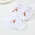 thumbnail image 2 of Otqutp Holiday Dance Shoes for Flower Girls Baby Shoes Plus Headband Set Cute Baby Princess Shoes with Dress Shoes Toddler Shoes, 2 of 5