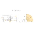thumbnail image 5 of Zorvai Steel Frame Hinges 14 Adjustable Positions For Lazy Sofas And Chaise Lounges, 5 of 9