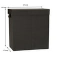 thumbnail image 2 of Household Essentials Collapsible Double Laundry Hamper Sorter, 2 of 8