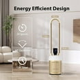 thumbnail image 2 of Bladeless Fan for Bedroom, 38" Air Circulator with Large Touchscreen Display, 60° Oscillation, Remote & Touch Control, 24 Speeds, 12H Timer, Low Noise Portable Standing Fan for Home & Office, 2 of 9