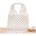 thumbnail image 2 of LinYooLi Beach Mesh Beach Tote Womens Shoulder Handbag Cotton, 2 of 3
