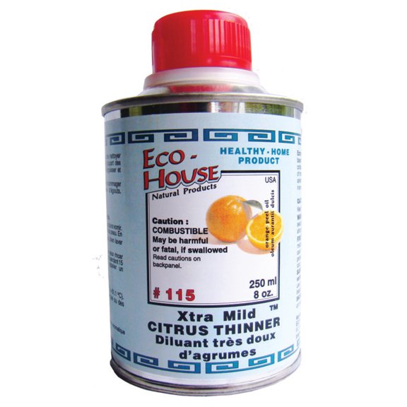 Eco-House Extra Mild Citrus Thinner, 8 oz.