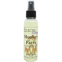 Monkey Farts Body Spray, Eclectic Lady, Hydrating Mist, Unisex, 4 oz