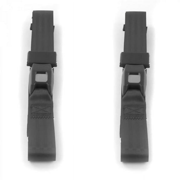 Ford Bronco 1980-1996 Standard 2 Point Charcoal Lap Bucket Seat Belt Kit - 2 Belts