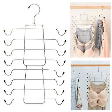 

EIMELI Cami Folding Hanger Space Saving Hangers Closet Bra Organizer for Tank Top Cami Bra Pajamas Strappy Dress Bathing Suit