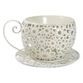 thumbnail image 2 of Planter Pot Flower Vase Coffee Cup Metal Iron Construction for Indoor Outdoor Home Office Decoration, 2 of 6