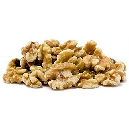 California Walnut Halves & Pieces, Raw, Shelled Walnuts by It's Delish, 7.5 Oz Bag 100% All Natural Raw Unsalted Nuts for Keto Baking and Snacking