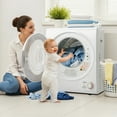 thumbnail image 6 of Ktaxon 1.6 cu ft Portable Compact Electric Dryer, High End Laundry Front Load Tumble Clothes Dryer Machine with Stainless Steel Tub & Simple Control Knob for Apartment, 6 of 12