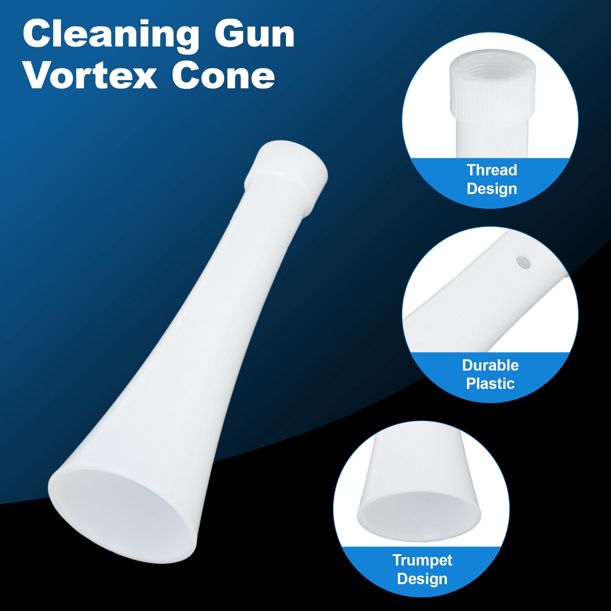 Unique Bargains Car Cleaning Gun Cone for Tornador Grade Z-010 Z-014