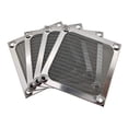 thumbnail image 4 of Grill con filtro de ventilador, 80 mm, IMSURQLTyprise, aluminio plateado, paquete de 4, 4 of 7