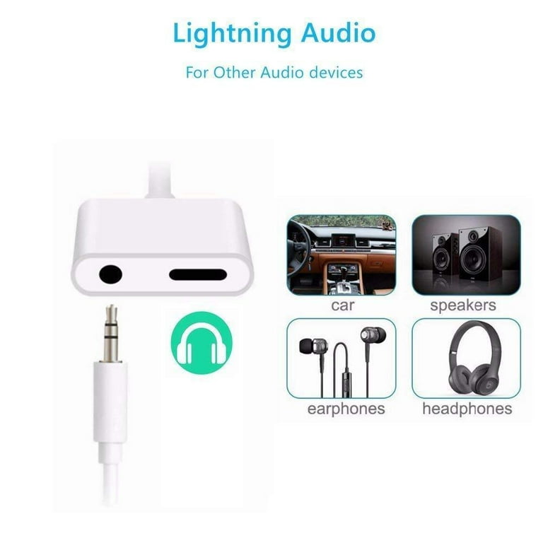 in iPhone7 Headphone Adapter, Audio Jack Charge and