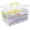 Green, variant on TERGOO 2 Layer Plastic Storage Containers with Lids, Multipurpose Clear Stack & Carry Box, Portable Craft Organizers and Storage Bin for Organizing Art & Craft, Sewing, Makeup, Nail Supplies (Blue)