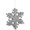 Silver, variant on 18 in. Silver Outdoor Glitter Snowflake
