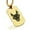 Gold, variant on Stainless Steel Year of the Dog Zodiac Dog Tag Pendant Necklace