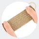 thumbnail image 5 of Cinturón elástico tejido de paja para mujer, cinturón de vestir ajustado con hebilla de madera, cinturón de vestir con tejido elástico, cinturón de vestir ajustado con trenzado estilo, 5 of 5