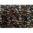 thumbnail image 5 of oneOone Cotton Silk Black Fabric Video Game Fabric For Sewing Printed Craft Fabric By The Yard 42 Inch Wide, 5 of 6