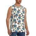 thumbnail image 2 of Balery Funny Excavator Men's Sleeveless Muscle Shirts Workout Tank Top, Moisture Wicking, Odor Protection-X-Large, 2 of 8