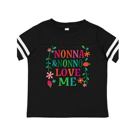 

Inktastic Nonna And Nonno Love Me Gift Toddler Toddler Girl T-Shirt