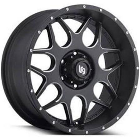 - 20 x 9 in. 6 x 135 mm Bolt Pattern Large Satin Black Wheels