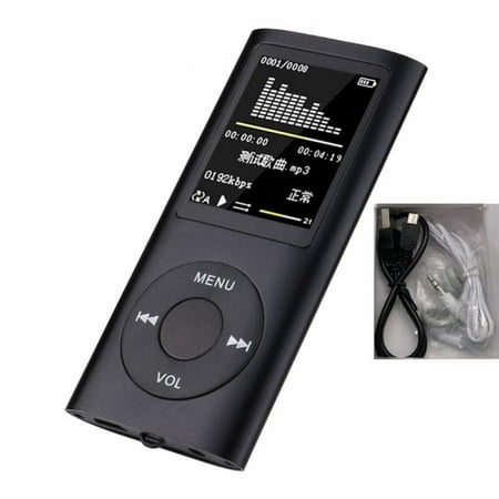 MP3 Music Player With 128MB-8GB Memory SD Card Slim Classic Digital Screen Mini Player With FM Radio Voice Record