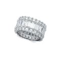 thumbnail image 1 of Baguette Eternity Band in Platinum, 1 of 2