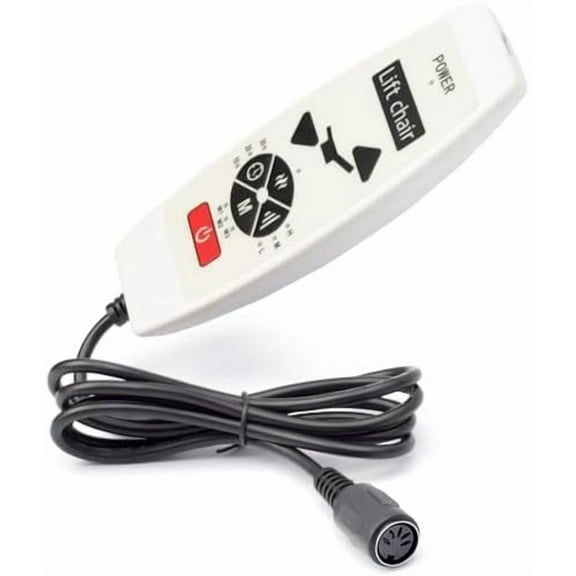 5 Pin Plug Recliner Replacement Controller for Recliner Lifting Chair with Vibration Massage & Heat, DN-33-8JR-DT Massage Function and The Recliner's Up/Down Motion 2 in 1 Controller
