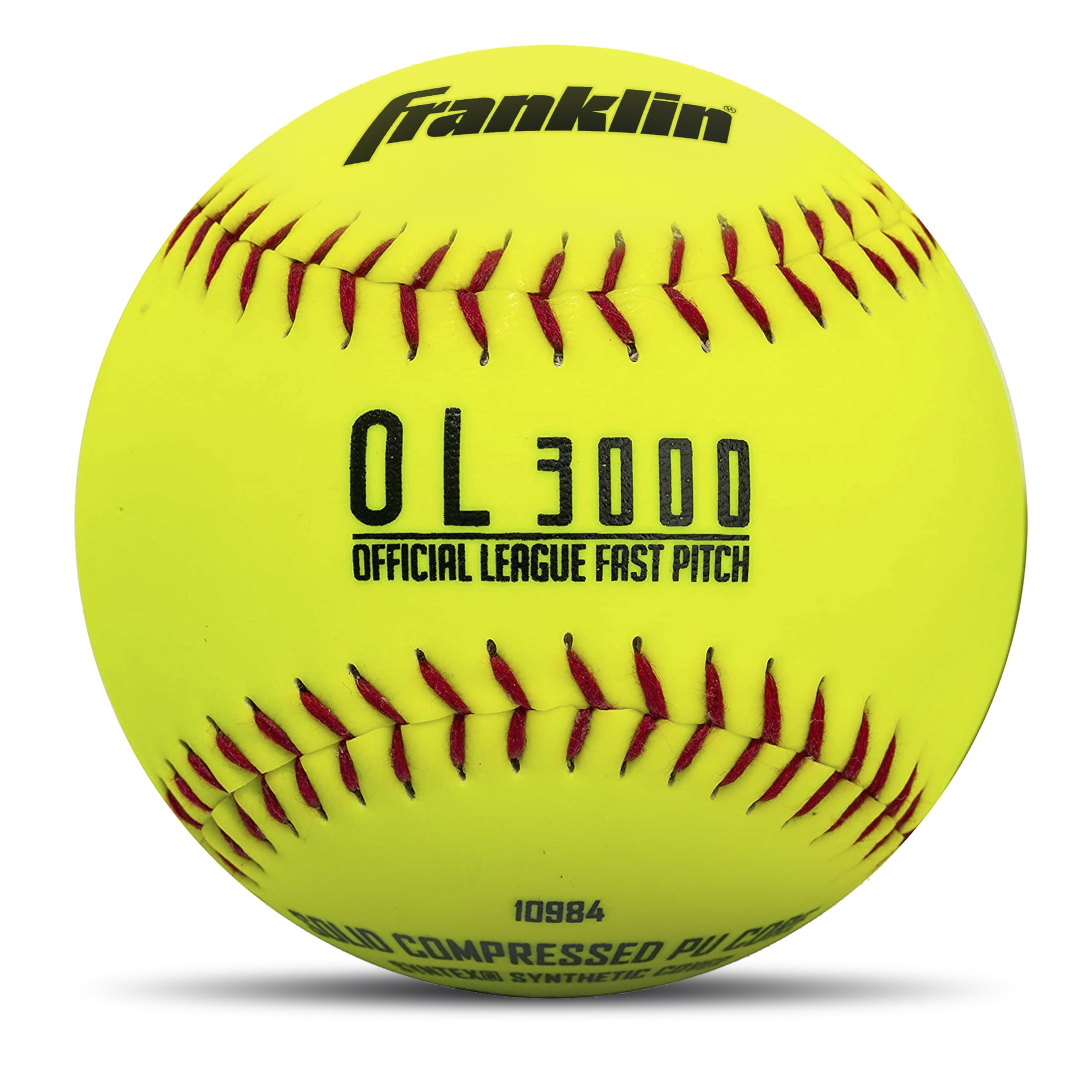 Franklin Sports Official Size Softballs - Fastpitch + Slowpitch Tournament Softballs - 12"