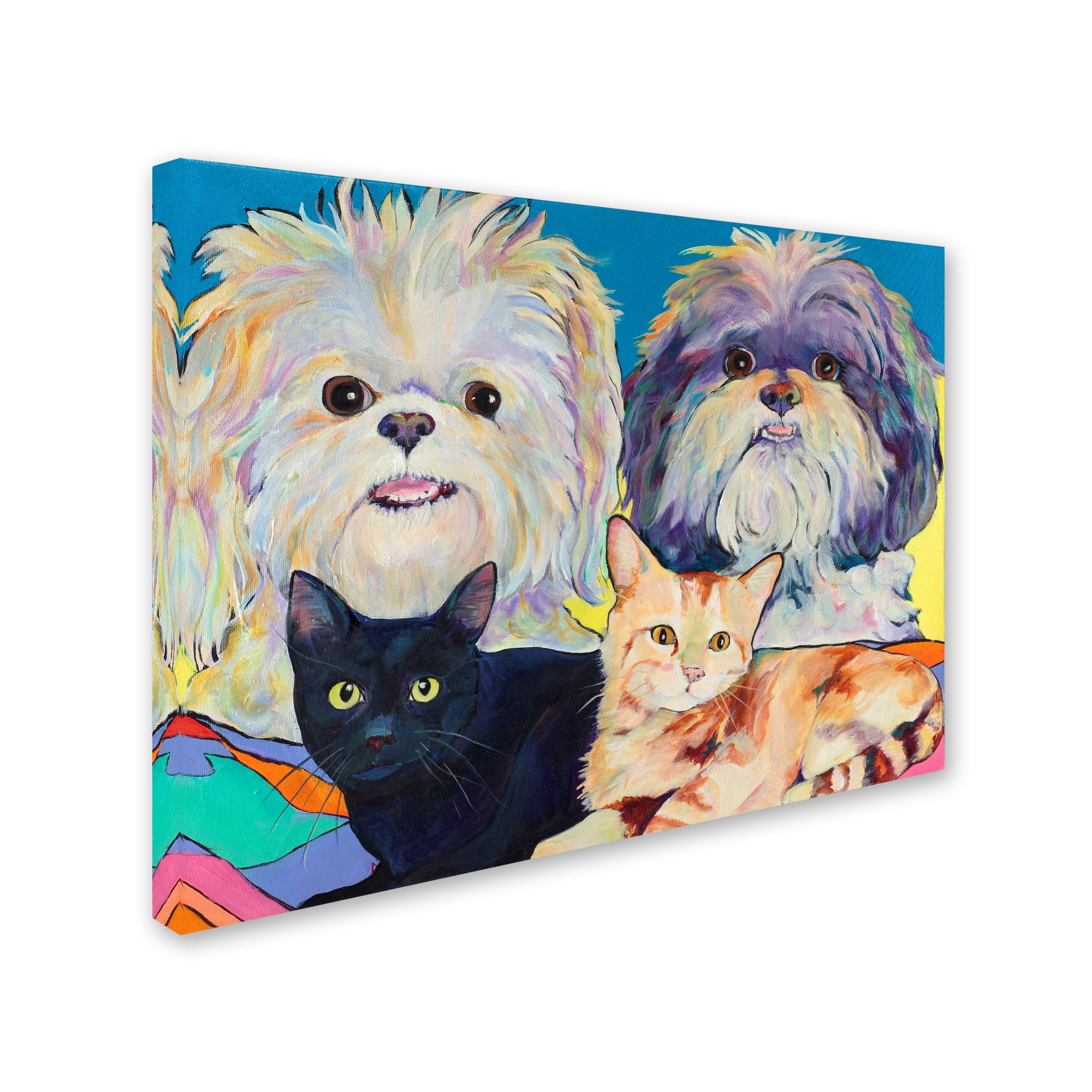Trademark Fine Art 'Gangbusters' Canvas Art by Pat Saunders-White