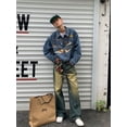 thumbnail image 3 of Ropa Y2k, pantalones vaqueros estilo harajuku hip hop de estilo callejero, estilo retro americano, moda gótica, pantalones rectos de pierna ancha, pantalones vaqueros holgados, ropa para hombre, 3 of 5